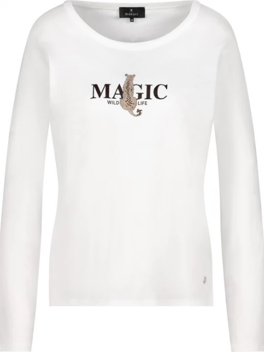 Foto van product monari Shirt safraan / zwart / wit