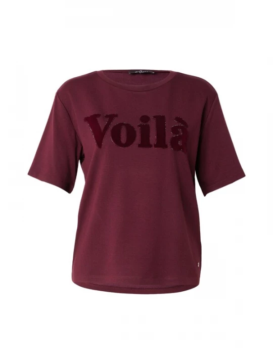 Foto van product monari Shirt wijnrood / roodviolet
