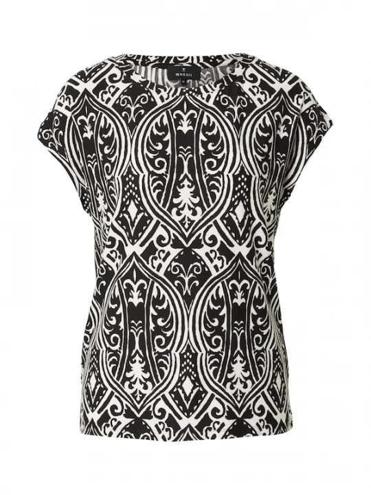 Foto van product monari Shirt zwart / wit
