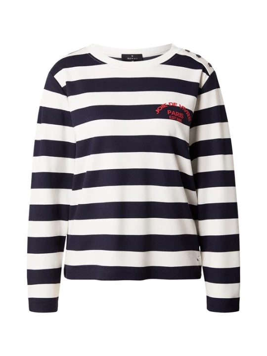 Foto van product monari Sweatshirt navy / wit