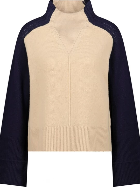 Foto van product monari Trui beige / navy