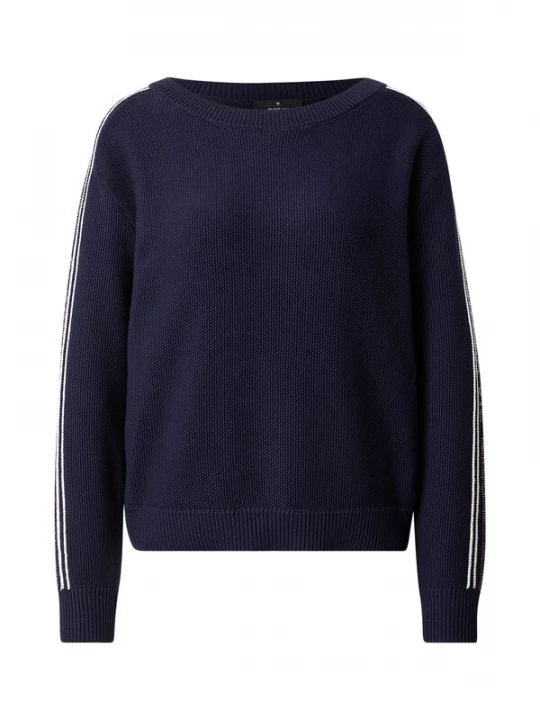 Foto van product monari Trui navy / wit