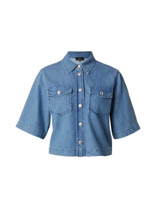 Foto van product monari Tussenjas blauw denim
