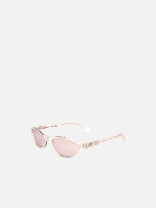 Foto van product MONCLER Zonnebril 'Moncler ML0117 Shiny pink / 17 / 135 Women Sunglasses' ivoor