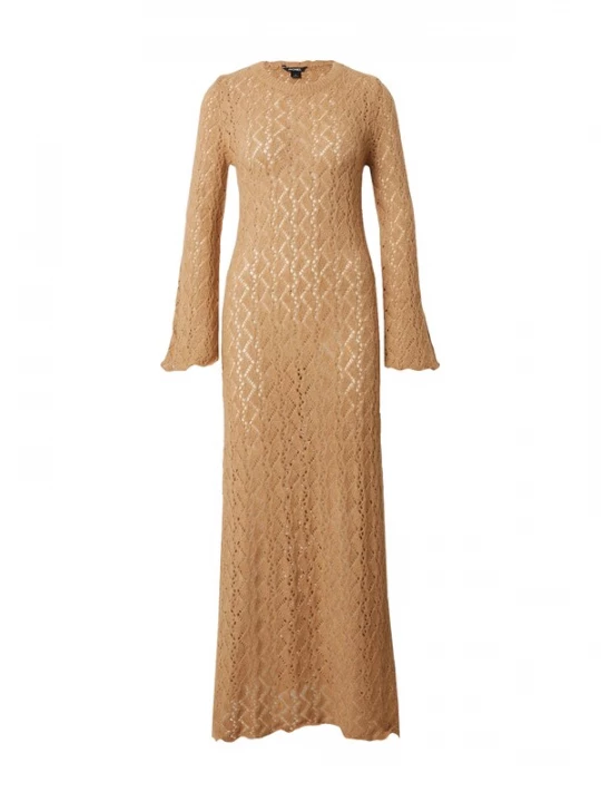 Foto van product Monki Gebreide jurk donkerbeige