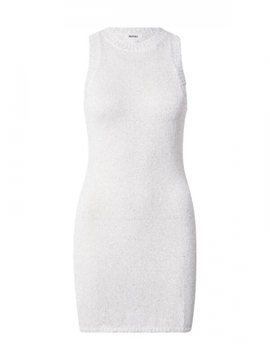 Foto van product Monki Gebreide jurk wit
