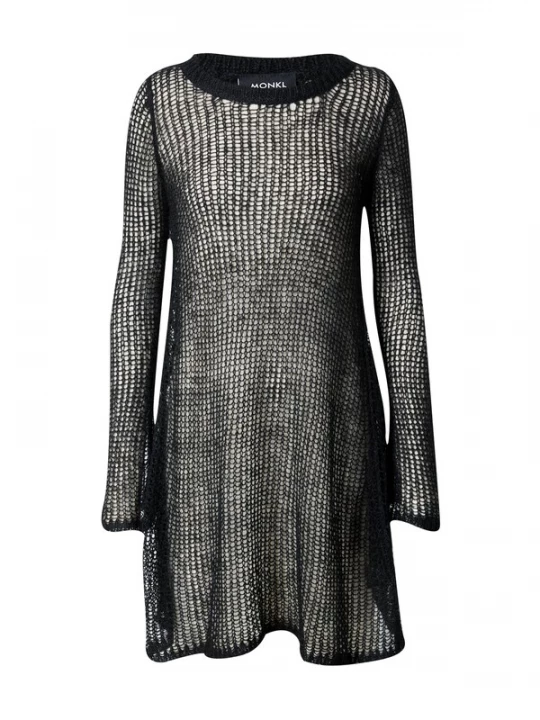 Foto van product Monki Gebreide jurk zwart
