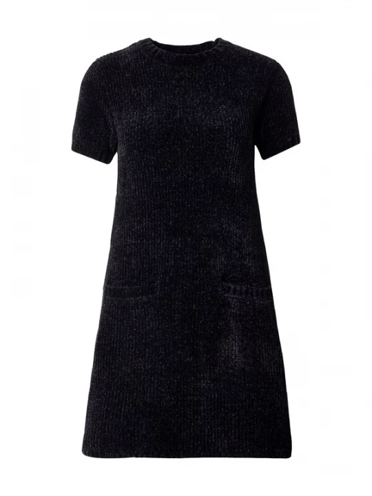 Foto van product Monki Gebreide jurk zwart