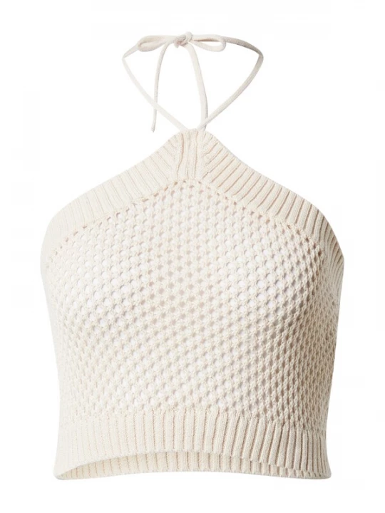 Foto van product Monki Gebreide top natuurwit