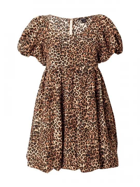 Foto van product Monki Jurk beige / bruin / zwart
