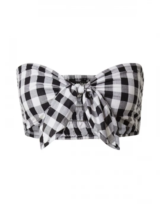 Foto van product Monki Top zwart / wit