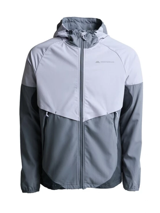 Foto van product MONTERRAIN Sportjas 'Vault' stone grey / lichtgrijs