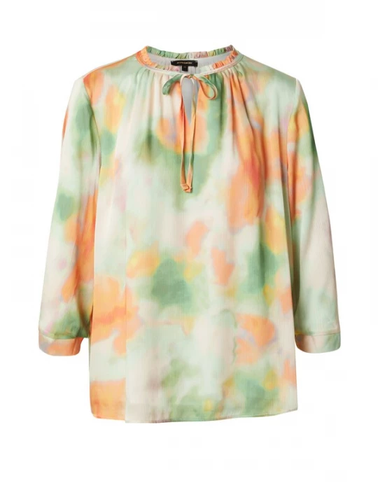 Foto van product MORE & MORE Blouse pastelgroen / koraal / pasteloranje / pastelroze