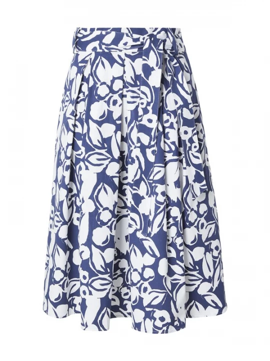 Foto van product MORE & MORE Rok donkerblauw / wit