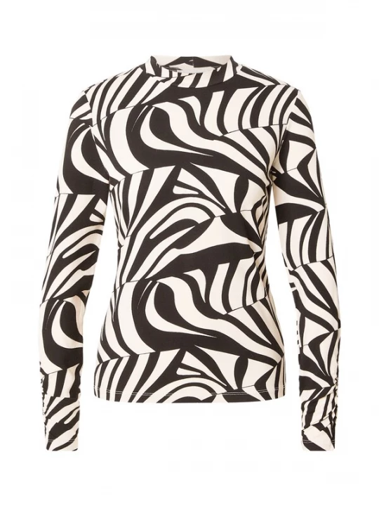 Foto van product MORE & MORE Shirt lichtbeige / zwart