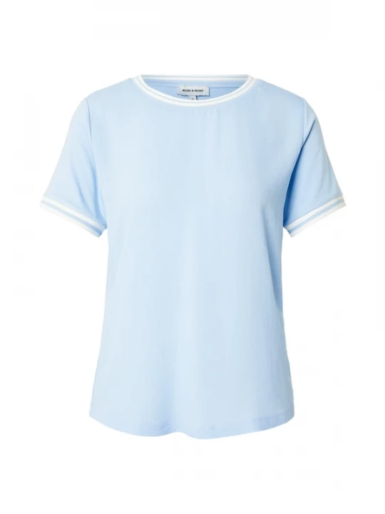 Foto van product MORE & MORE Shirt lichtblauw / wit