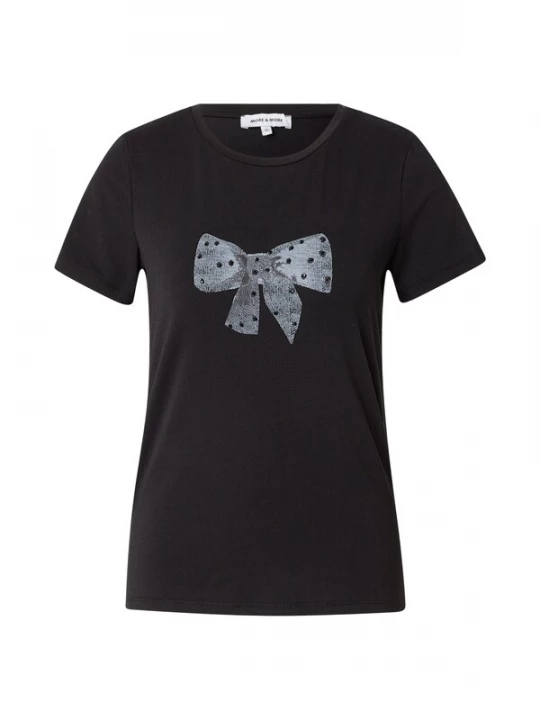 Foto van product MORE & MORE Shirt lichtgrijs / zwart
