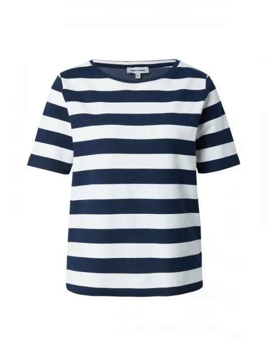 Foto van product MORE & MORE Shirt marine / wit
