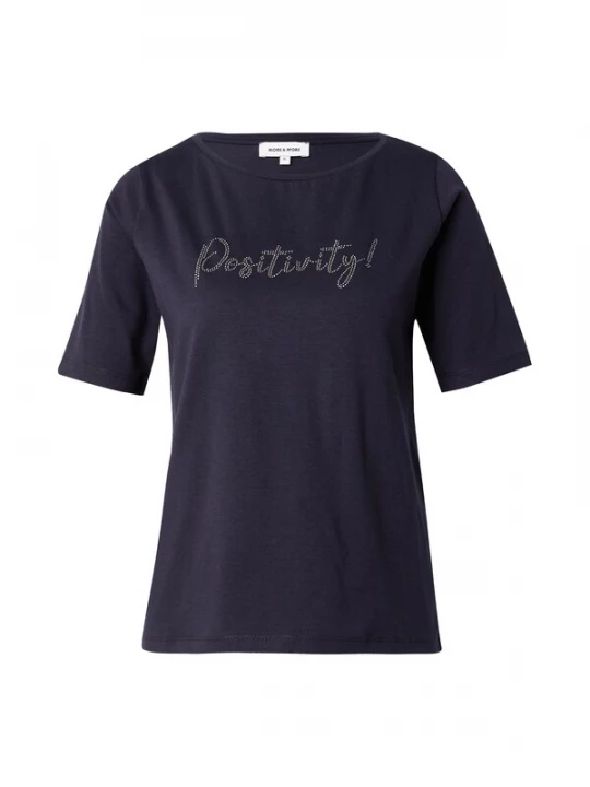 Foto van product MORE & MORE Shirt marine / zilver