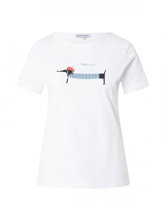 Foto van product MORE & MORE Shirt navy / rood / zwart / wit