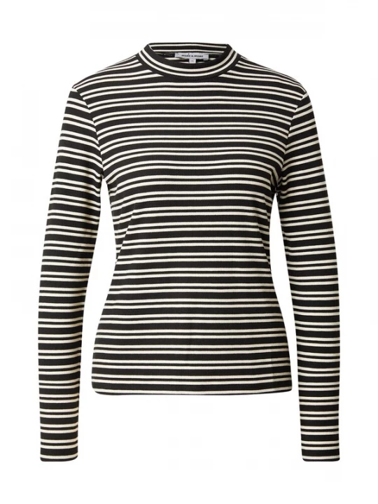 Foto van product MORE & MORE Shirt zwart / wit