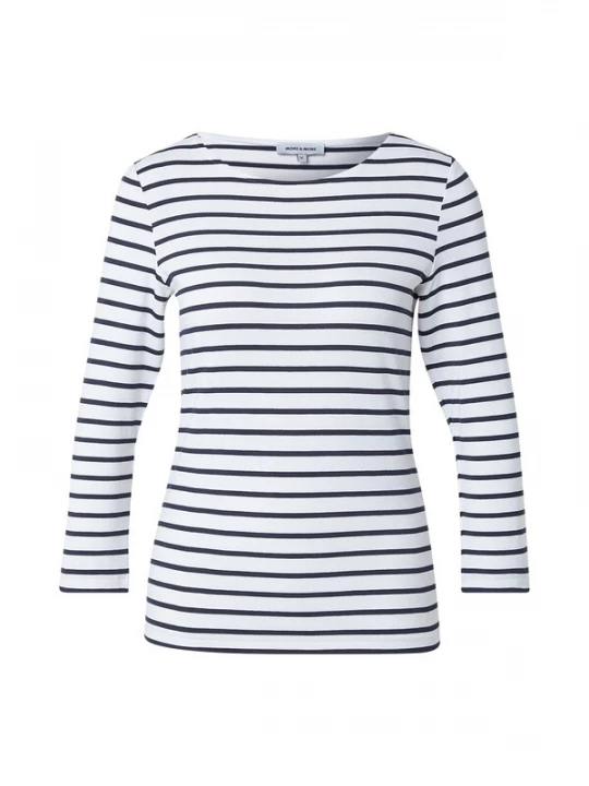 Foto van product MORE & MORE Shirt zwart / wit