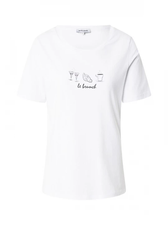 Foto van product MORE & MORE Shirt zwart / wit