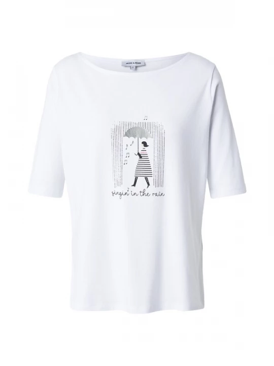 Foto van product MORE & MORE Shirt zwart / wit