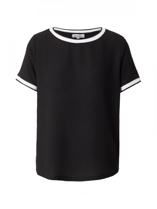 Foto van product MORE & MORE Shirt zwart / wit
