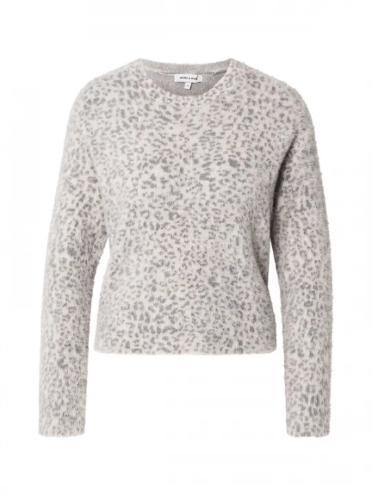 Foto van product MORE & MORE Trui donkergrijs / offwhite