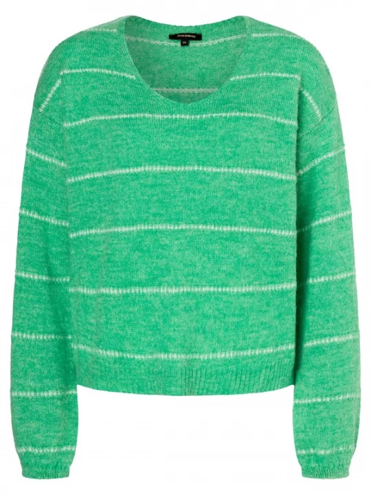 Foto van product MORE & MORE Trui groen / wit