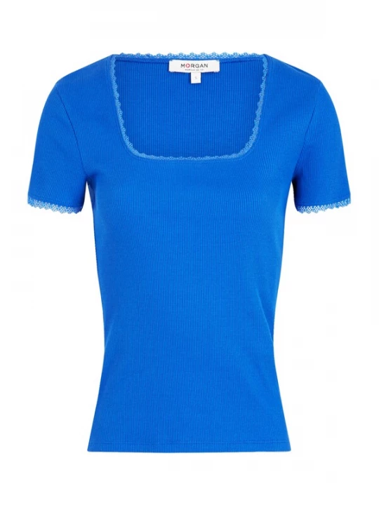 Foto van product Morgan Shirt '232-DLUBI' royal blue / koningsblauw