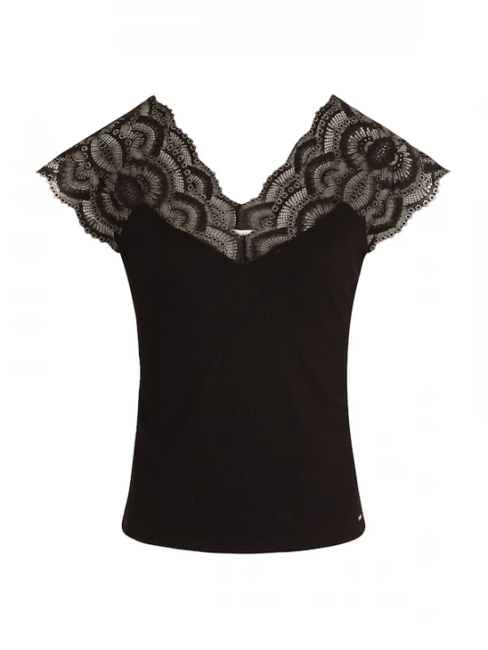 Foto van product Morgan Shirt '251-DELI' zwart