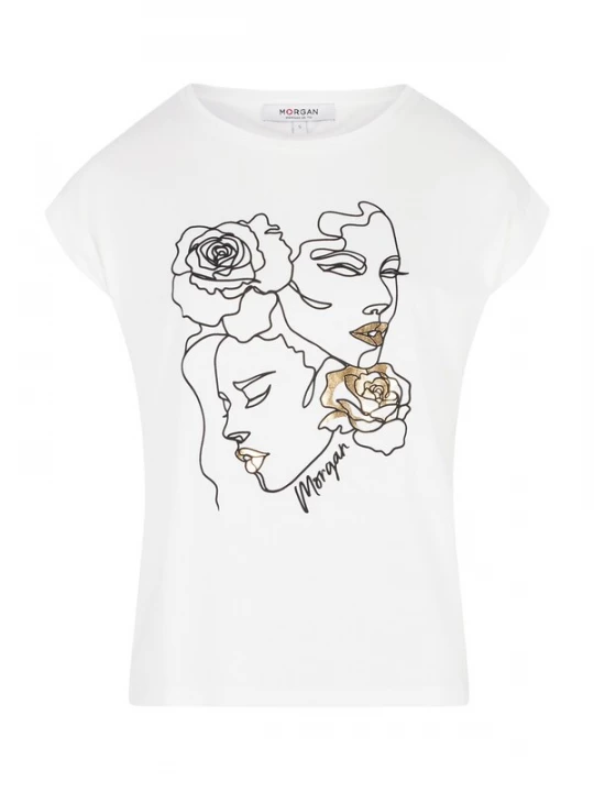 Foto van product Morgan Shirt goud / zwart / wit