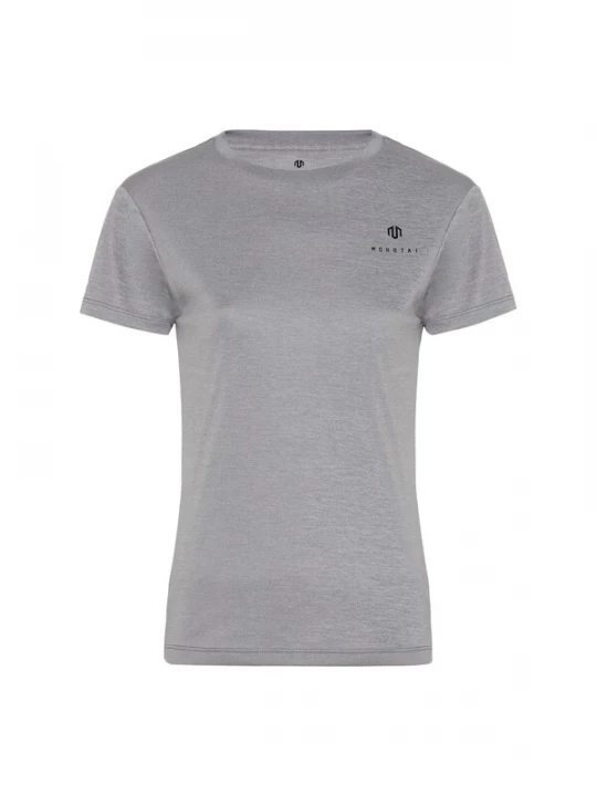 Foto van product MOROTAI Functioneel shirt 'Naka' grijs gemêleerd / zwart
