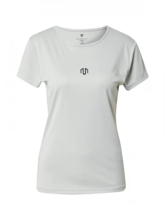 Foto van product MOROTAI Functioneel shirt 'Naka' lichtgrijs / zwart