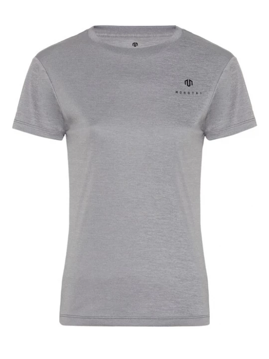 Foto van product MOROTAI Functioneel shirt 'Naka' lichtgrijs / zwart