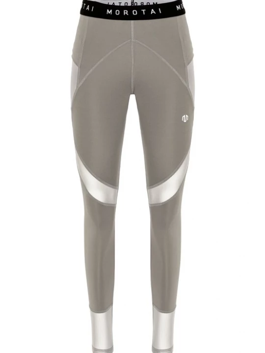 Foto van product MOROTAI Sportbroek 'Naka' taupe / zwart / zilver / wit