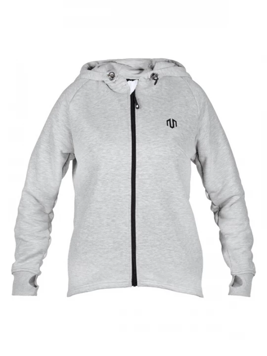 Foto van product MOROTAI Sportief sweatvest 'Comfy Performance' lichtgrijs / zwart