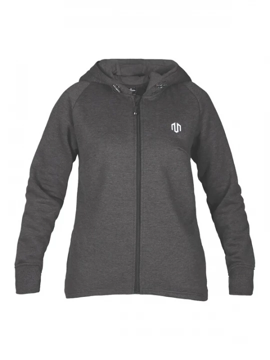 Foto van product MOROTAI Sportief sweatvest 'Naka' donkergrijs / wit