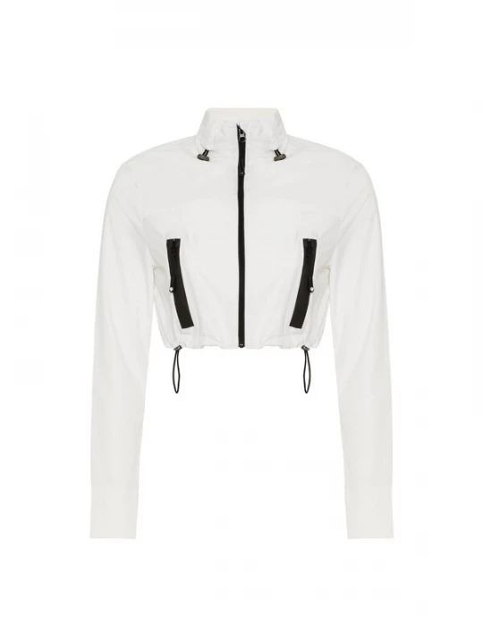 Foto van product MOROTAI Sportjas 'CHROME TACTICAL BOMBER' wit
