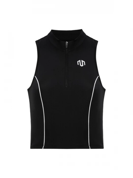 Foto van product MOROTAI Sporttop 'Kansei Chrome' zwart / wit