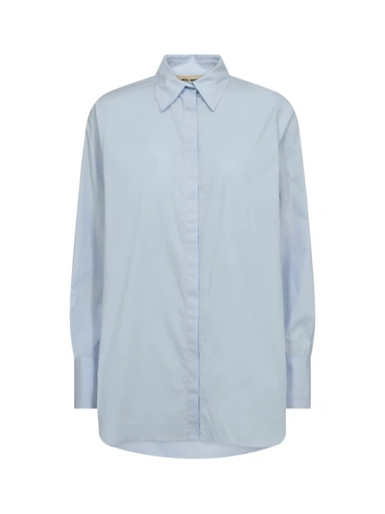 Foto van product MOS MOSH Blouse 'MMEnola' pastelblauw