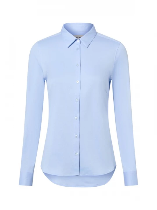 Foto van product MOS MOSH Blouse 'MMTina' lichtblauw