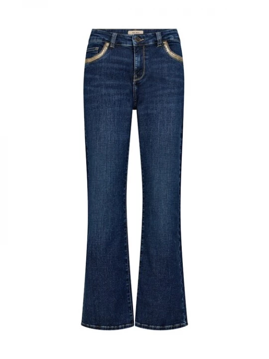 Foto van product MOS MOSH Jeans 'MMCecilia' donkerblauw