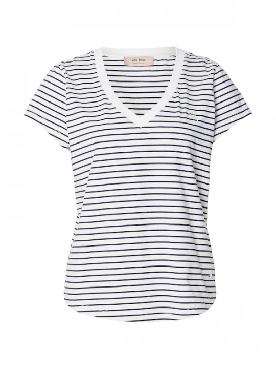 Foto van product MOS MOSH Shirt 'MMKala' navy / wit