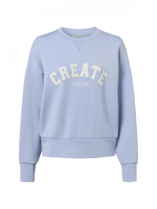 Foto van product MOS MOSH Sweatshirt ' MMCELLI ' lichtblauw