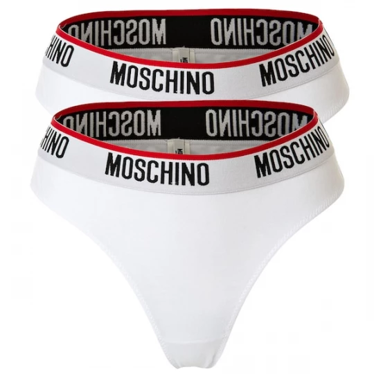 Foto van product MOSCHINO Slip bloedrood / zwart / wit