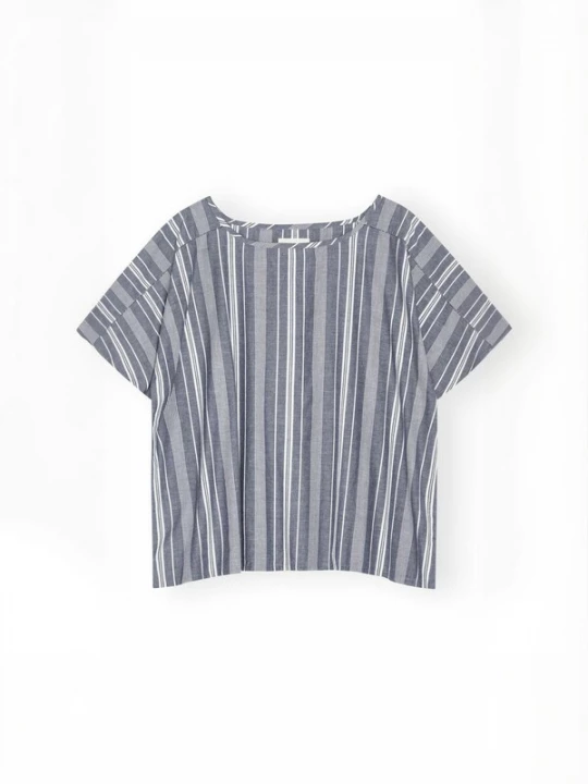 Foto van product moshi moshi mind Shirt ' balance ' duifblauw