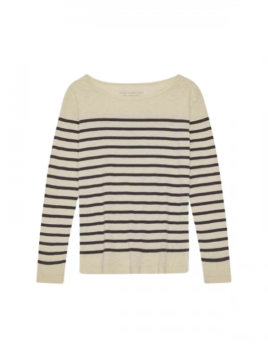 Foto van product moshi moshi mind Shirt 'Clear' ecru / zwart